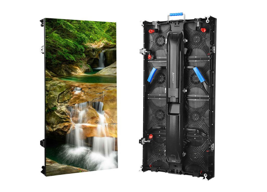 Portable LED Screen:19.7"x39.4" (500x1000mm) 30lbs(13.8kg)<br/>Suitable for P2.976, P3.91,P4.81 indoor/outdoor<br/><br/><table width=